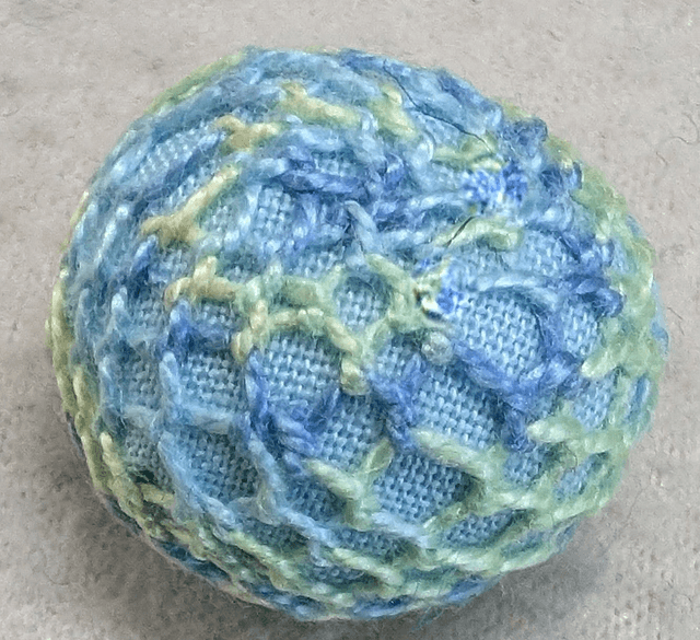 Dorset Knob and Grindle Button Kit - green/blue