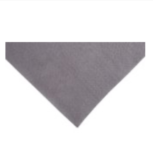 Felt squares: wool/viscose Silver Birch