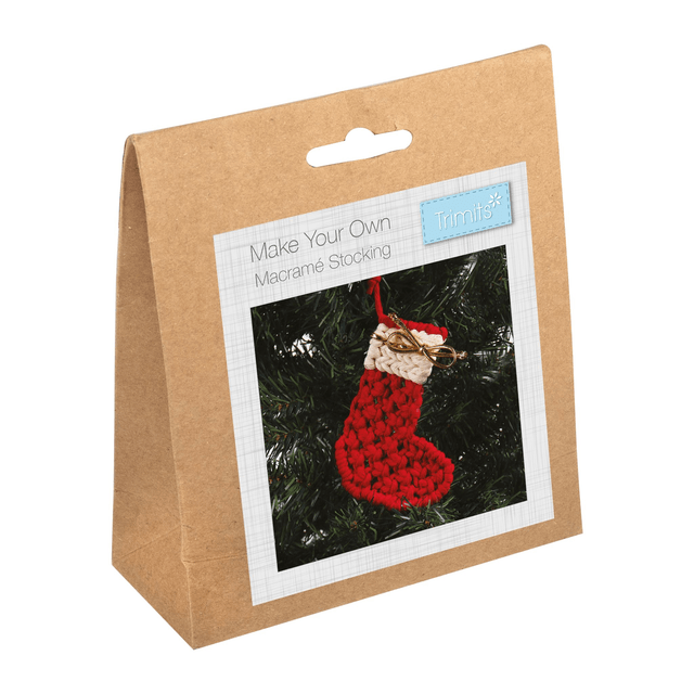 Macrame Kit Stocking