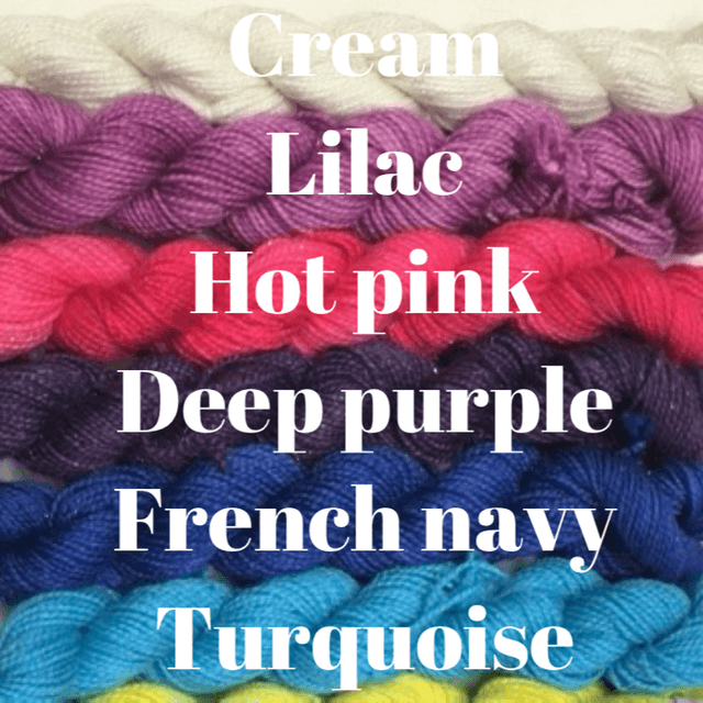 4ply Merino Nylon Sparkle Mini Skein