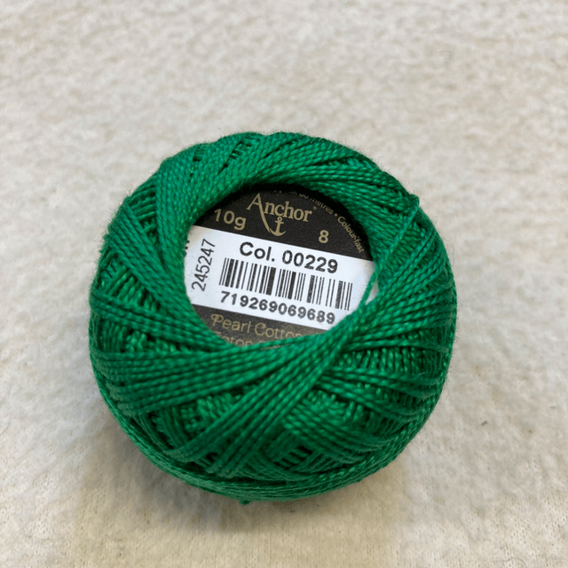 00229  8 weight cotton perle Anchor