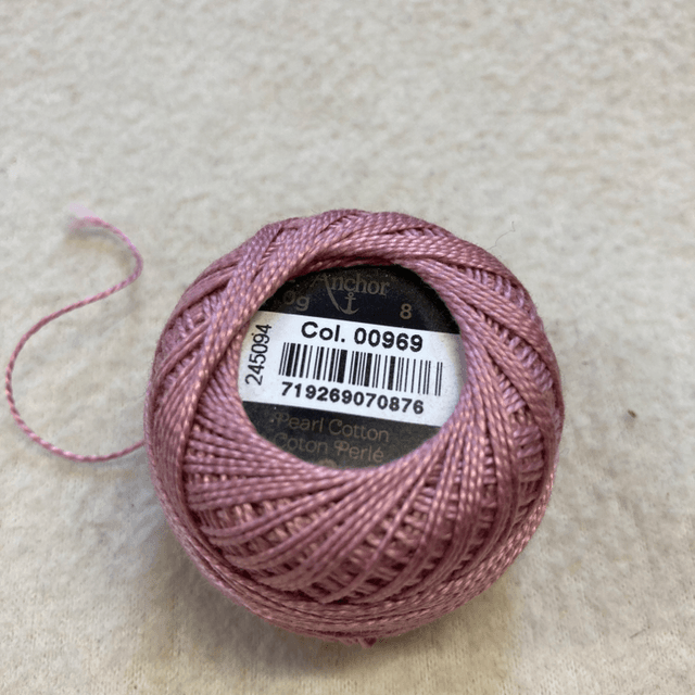 00969  8 weight cotton perle Anchor