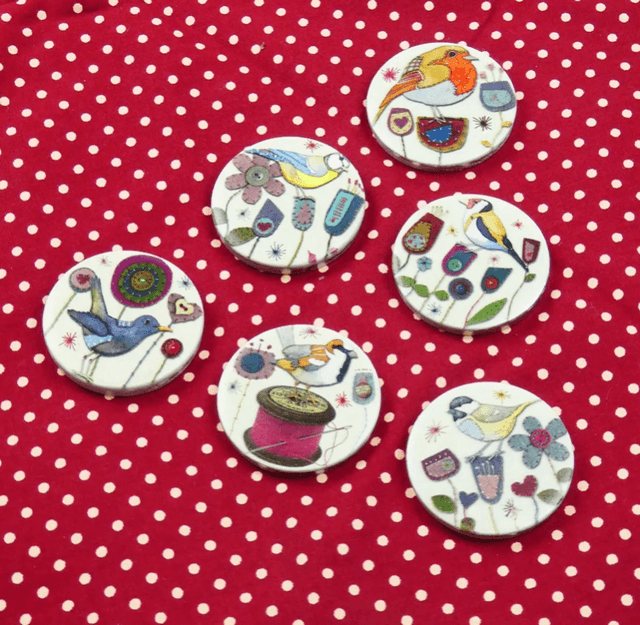 Stitched Birdies Pattern Weights