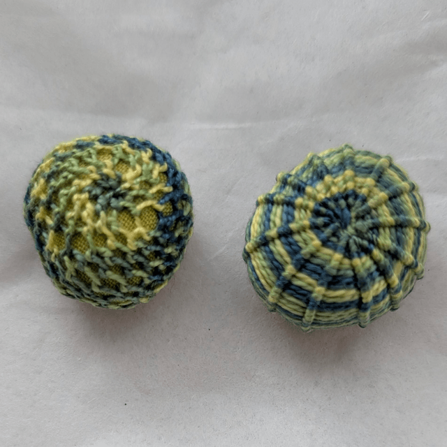 Dorset Knob and Grindle Button kit yellow/green 