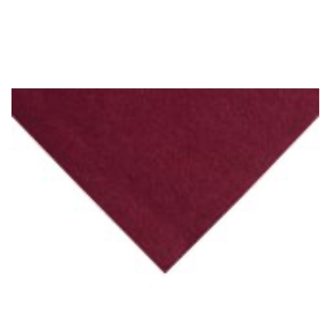 Felt squares: wool/viscose Garnet 