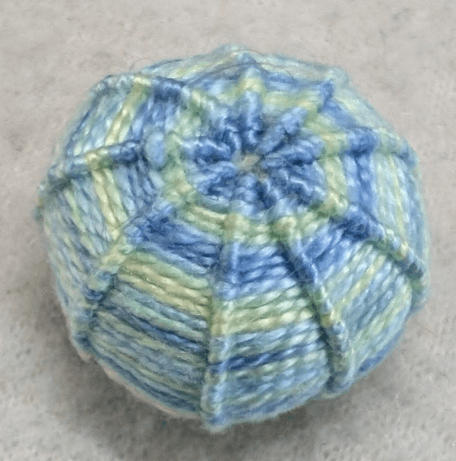 Dorset Knob and Grindle Button Kit - green/blue
