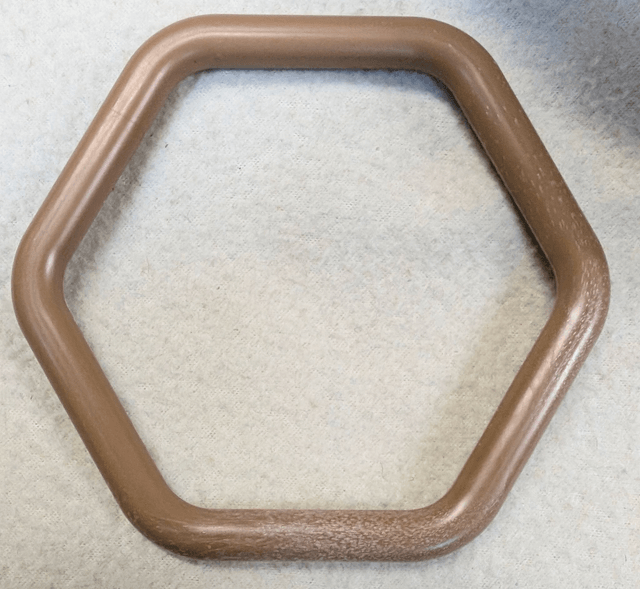 Shaped Wood Effect Rings