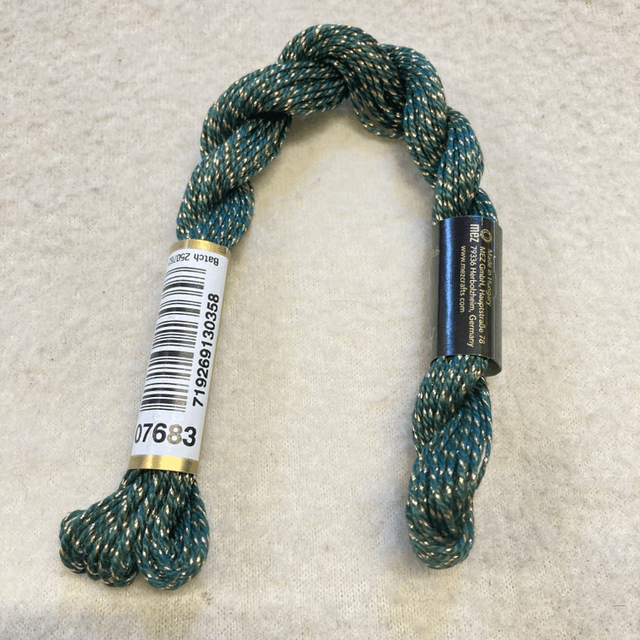 7683 metallic 5 weight cotton perle Anchor