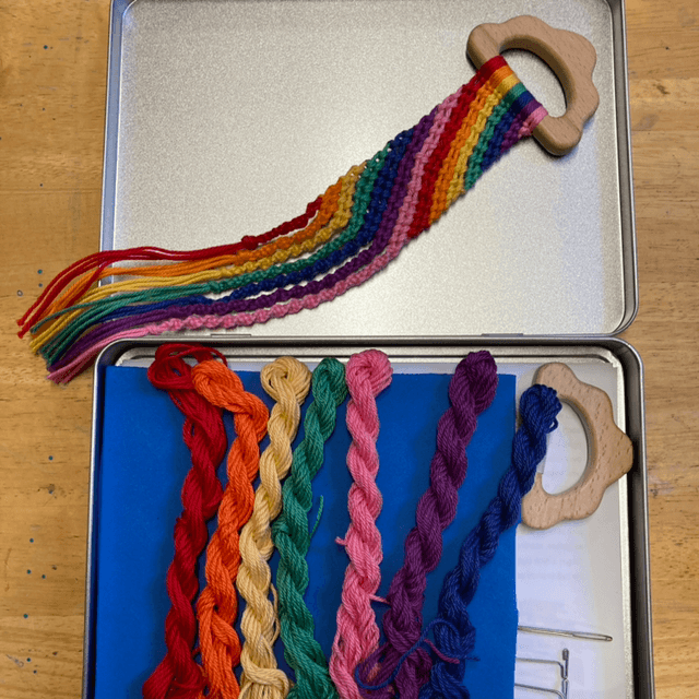 Rainbow Macrame Kit