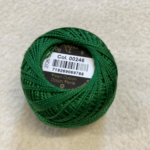 00246  8 weight cotton perle Anchor
