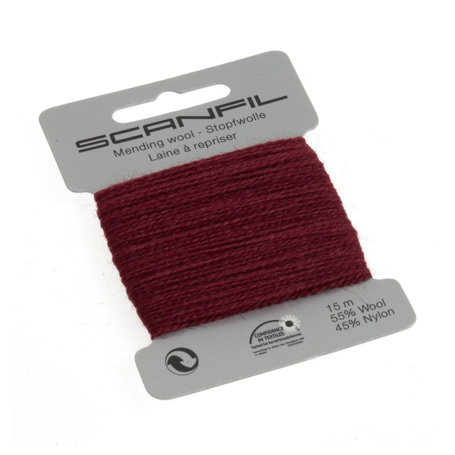 Mending Wool 072 burgundy