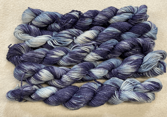 Limited Edition Sparkle Merino/Nylon Mini Skein 6559 Sparkle