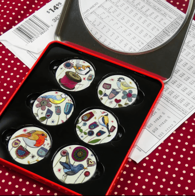 Stitched Birdies Pattern Weights