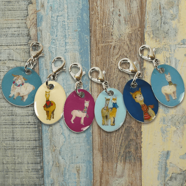 Stitch Marker Crochet - Aplaca and Friends set of 6