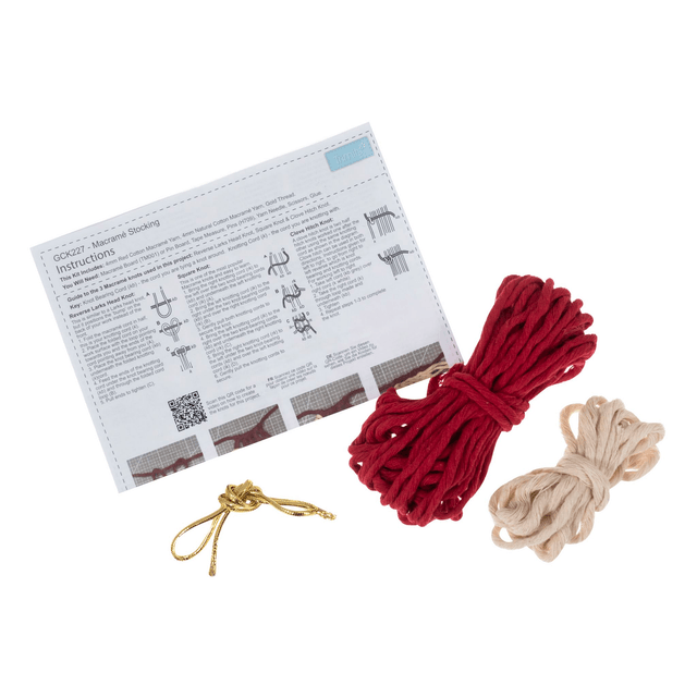 Macrame Kit Stocking