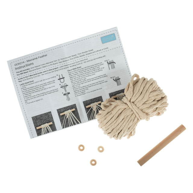 Macrame Kit Feather