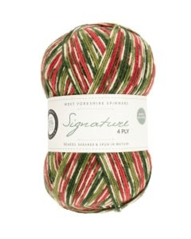 Signature 4 ply Sock Wool Christmas 