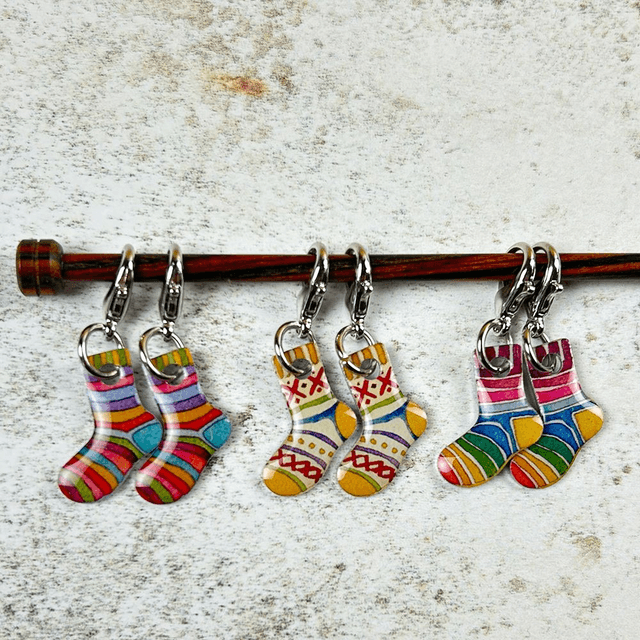 Stitch Marker Crochet - Sock set of 6   