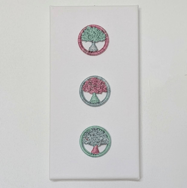 Pastel Dorset Button Trees 