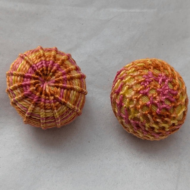 Dorset Knob and Grindle Button kit - yellow/orange 