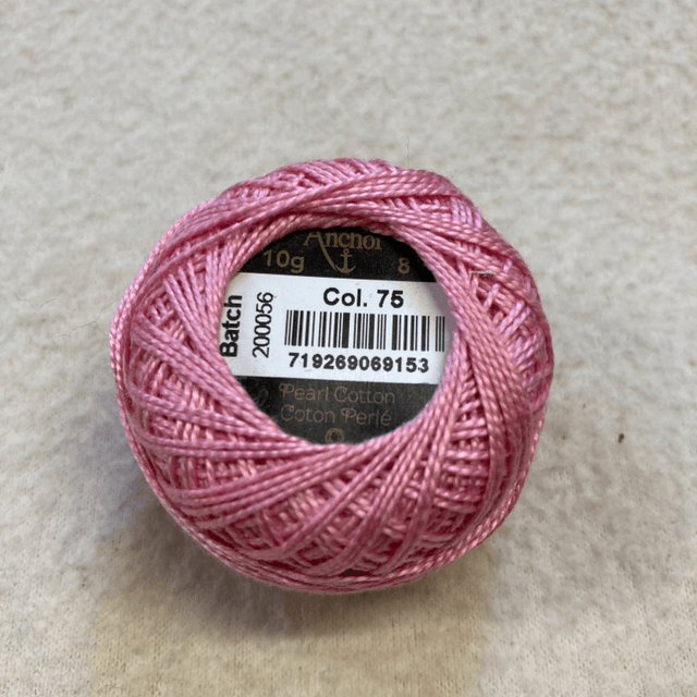 75  8 weight cotton perle Anchor