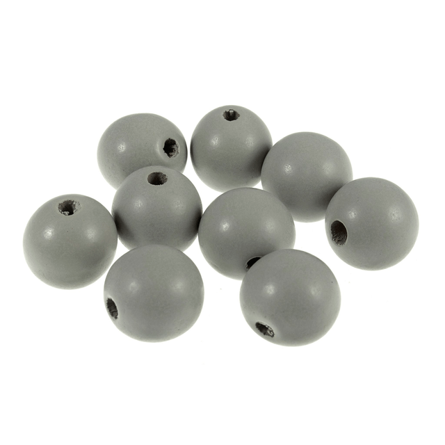 Coloured Wooden Beads 25mm