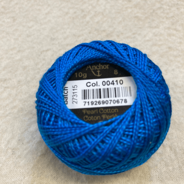 00410  8 weight cotton perle Anchor