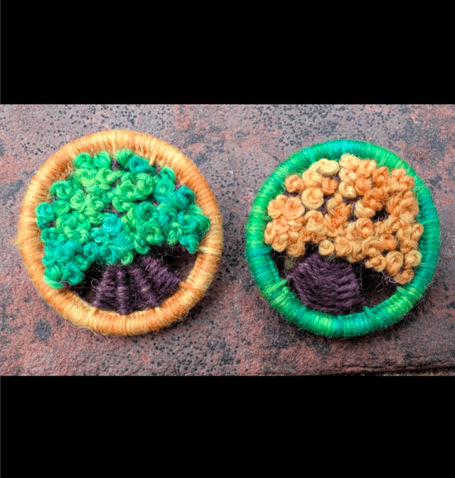 Dorset Button Jewellery Kit - Beech Tree Brooch
