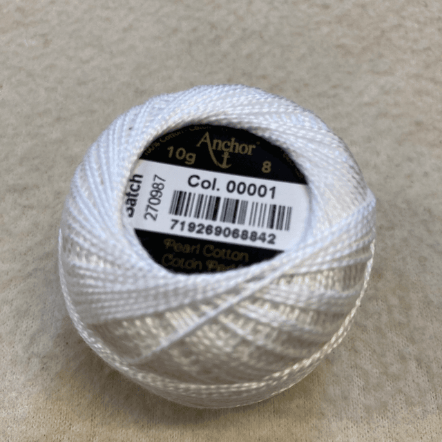 00001 8 weight cotton perle Anchor 