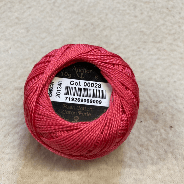00028 8 weight cotton perle Anchor