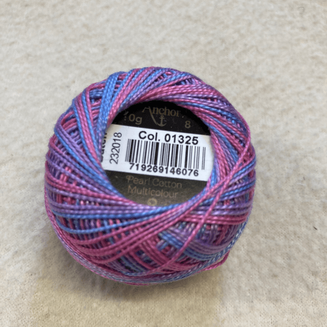 1325  8 weight cotton perle Anchor