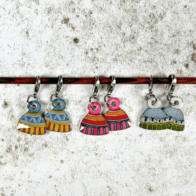 Stitch Marker Crochet - Hats set of 6 