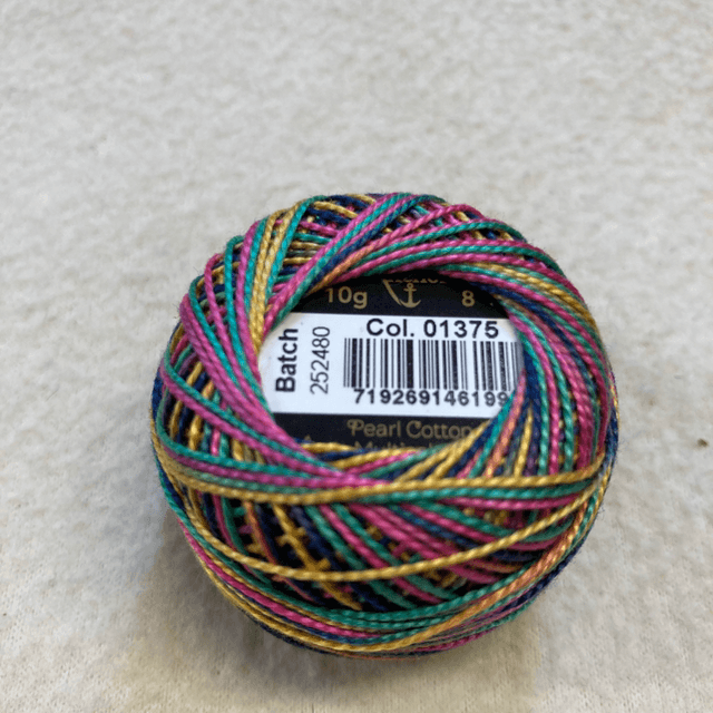 1375  8 weight cotton perle Anchor