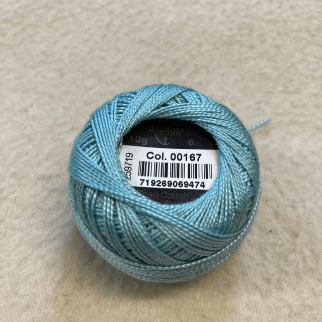 00167  8 weight cotton perle Anchor