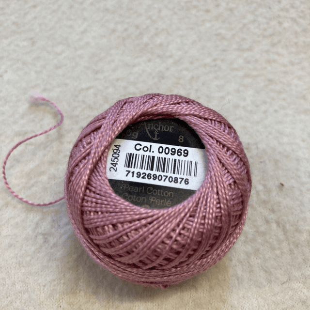 00969  8 weight cotton perle Anchor