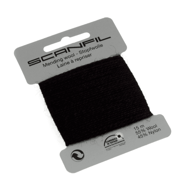 Mending Wool 003 black
