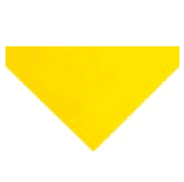 Felt squares: wool/viscose Yellow 