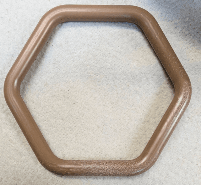 Shaped Wood Effect Rings