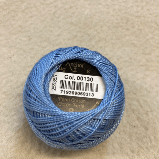 00130  8 weight cotton perle Anchor
