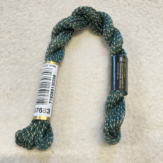 7683 metallic 5 weight cotton perle Anchor