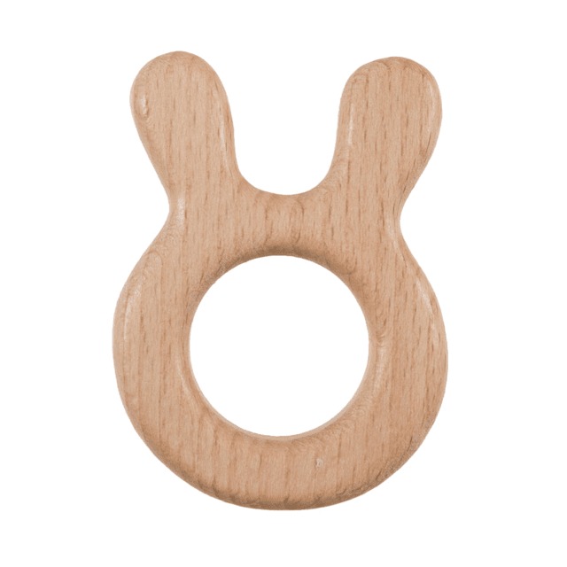 Wooden Craft Ring Bunny
