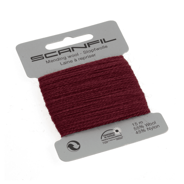 Mending Wool 072 burgundy