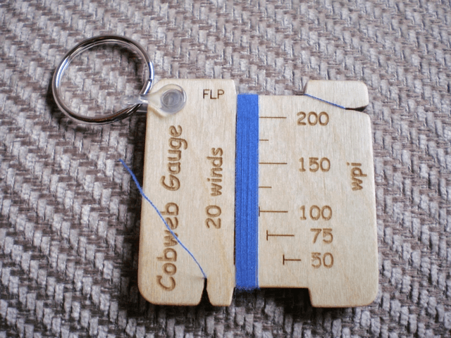 Fleece Loved Products Ollaberry Lace Weight Gauge