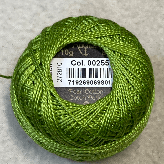 00255  8 weight cotton perle Anchor