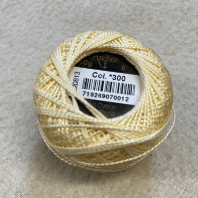 300  8 weight cotton perle Anchor