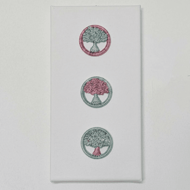 Pastel Dorset Button Trees 