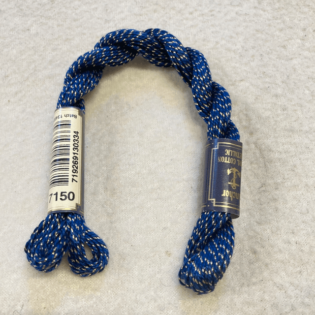 7150 metallic 5 weight cotton perle Anchor