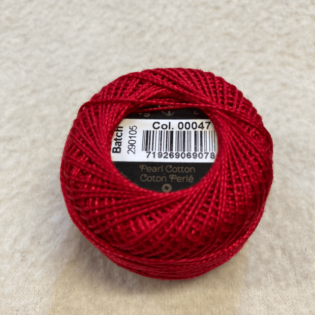 00047 8 weight cotton perle Anchor 