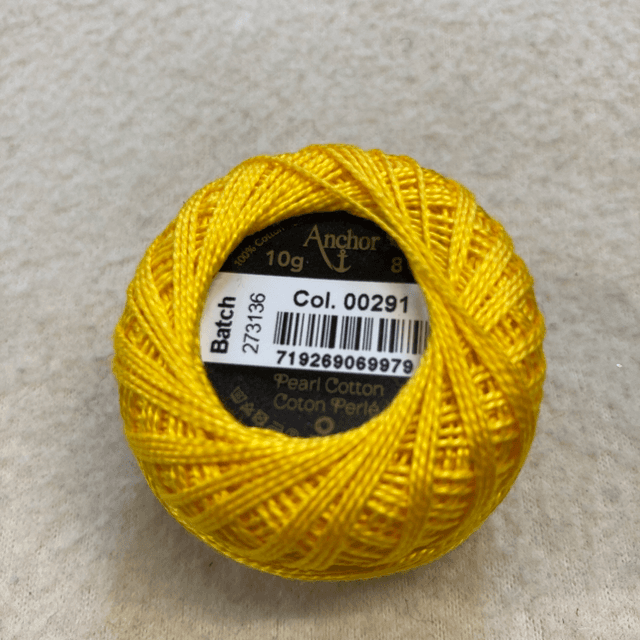 00291  8 weight cotton perle Anchor