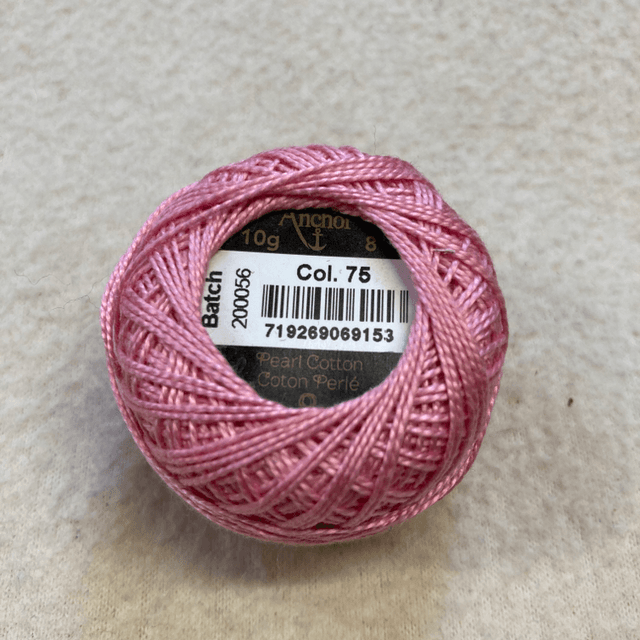 75  8 weight cotton perle Anchor
